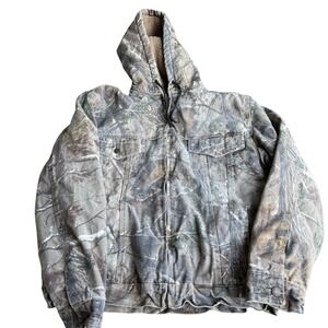 Levi's Men's Camo Fleece Lined Thick Jacket Size L *Missing Size Tag* Hunting